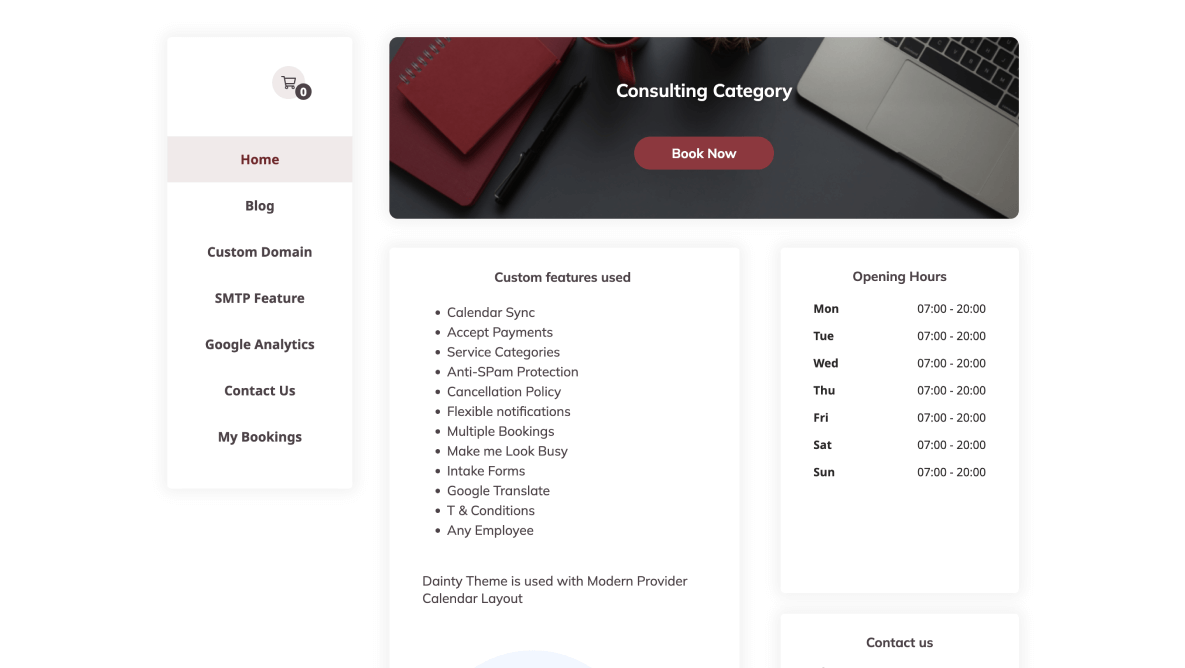 demo page image preview