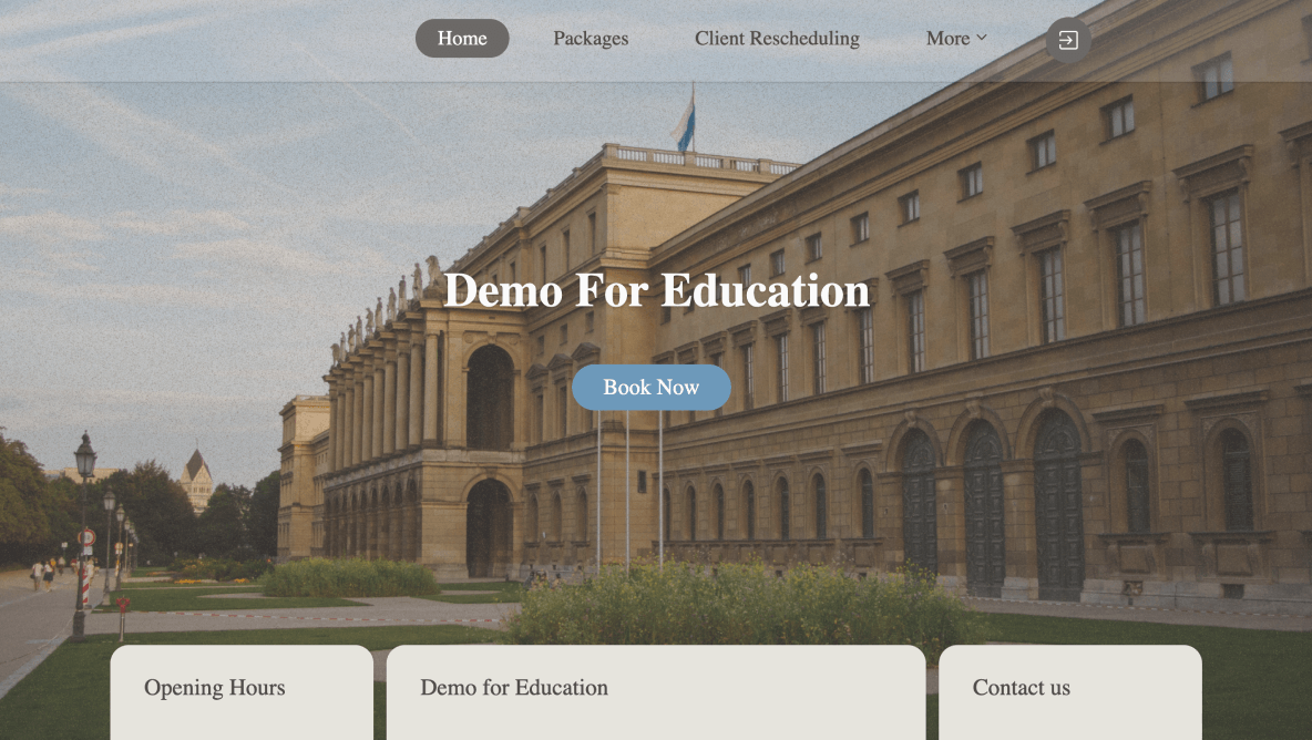 demo page image preview